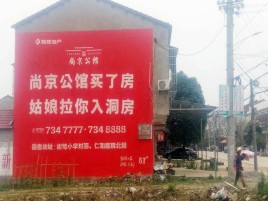 资中墙体广告在乡镇、农村市场的媒体优势