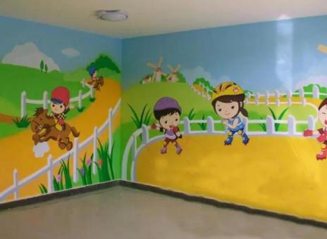 资中幼儿园墙体彩绘制作流程及注意事项