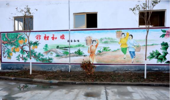 资中乡镇文化墙 乡风文明焕发新活力