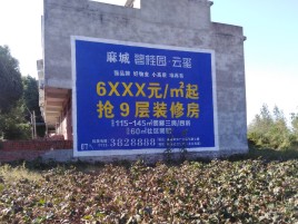 资中墙体广告的好处