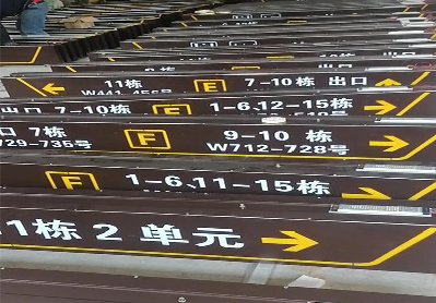 资中广告标识中，常见的几种安装方式。