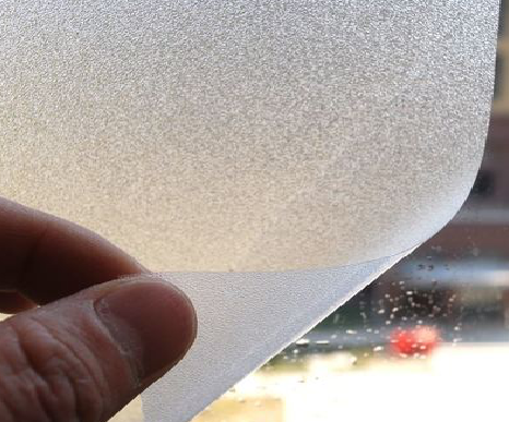 资中玻璃门外面粘广告用什么材料好？